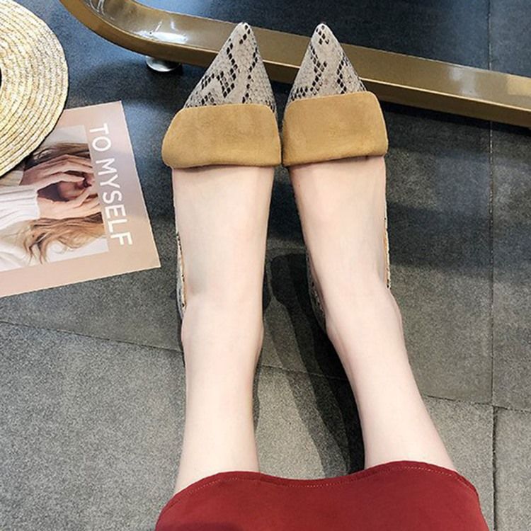 Serpentine Spiss Tå Stiletthæl Kvinners Pumps
