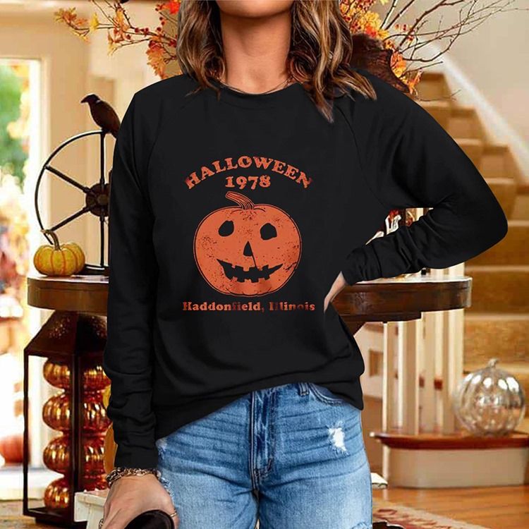 Print Raglan Sleeve Letter Rund Hals Standard Hettegenser