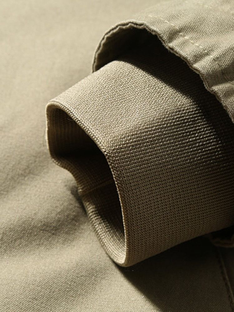 Bokstav Lapel Button Fall Single-Breasted Jakke