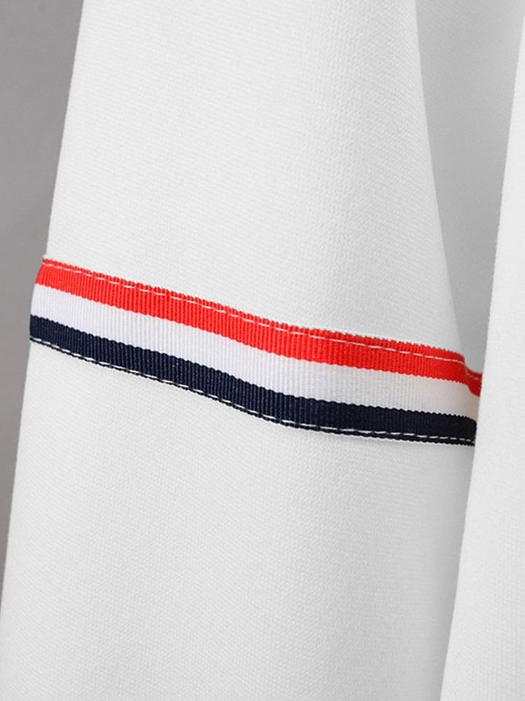 Glidelås Stativ Krage Color Block Slim Glidelås Herrejakke