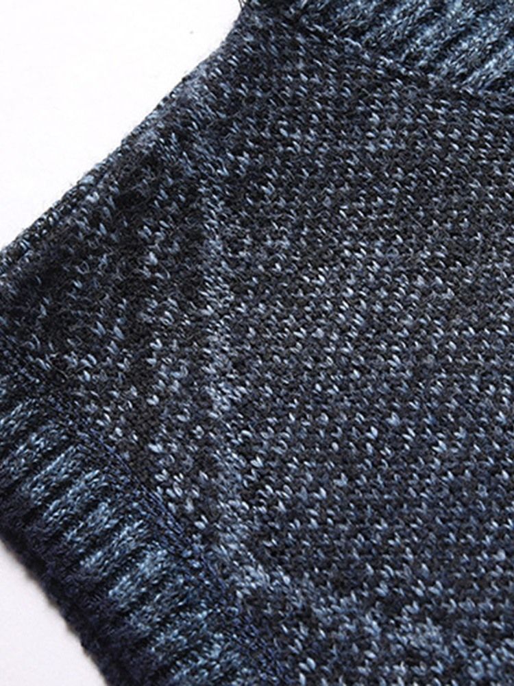 Stativ Krage Casual Glidelås Vest For Menn