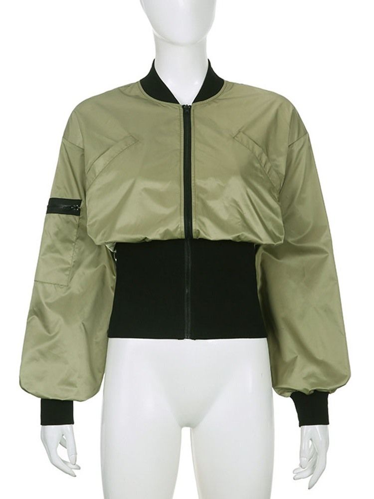 Glidelås Slim Langermet Standard Fall Damejakke