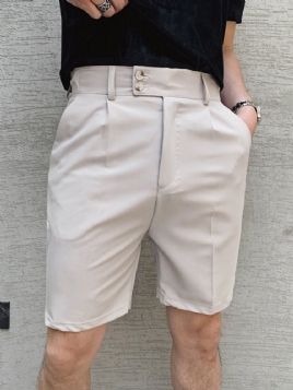 Glidelås Rett Vanlig Koreansk Glidelås Menns Fritidsshorts