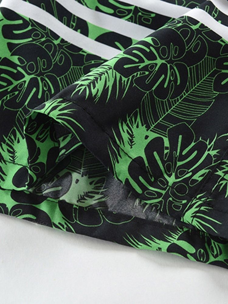 Plant Snøring Mellom Midje Menns Fritidsshorts
