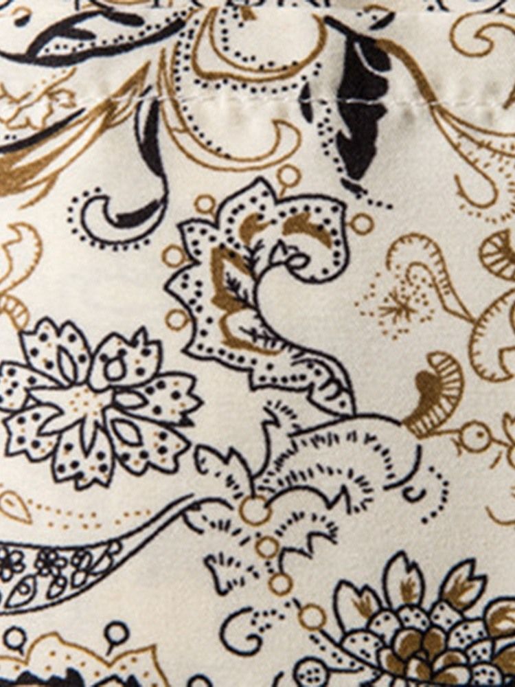 Print Rette Blomstershortser For Menn