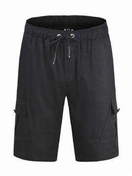 Uformelle Shorts For Menn Med Rett Lomme