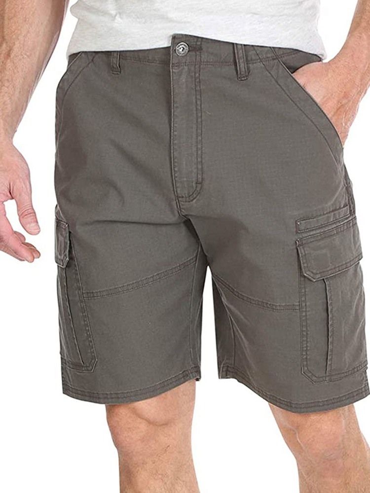 Uformelle Shorts For Menn Med Rett Lomme