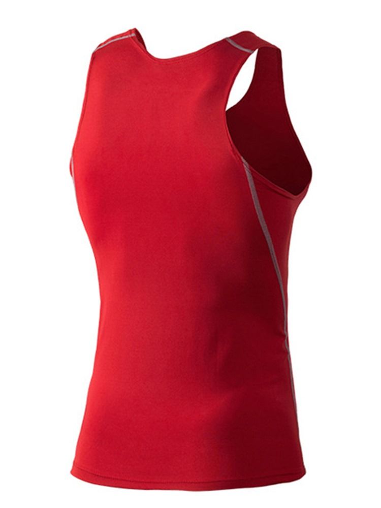 Quick Dry Ermeløs Genser For Menn Sports Tank-Topp