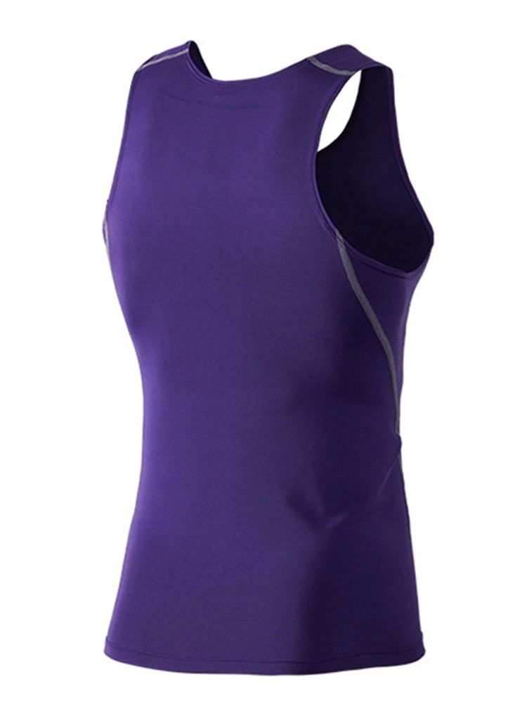 Quick Dry Ermeløs Genser For Menn Sports Tank-Topp