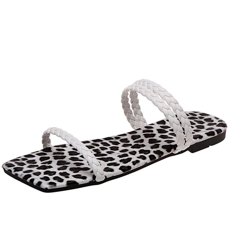 Hul Flat Med Flip Flop Vanlige Dametøfler