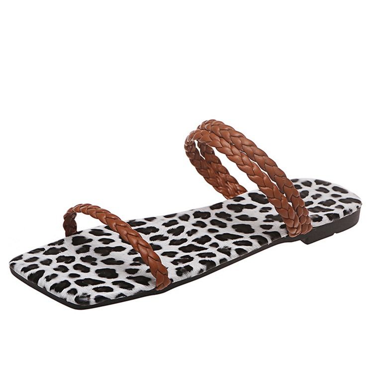 Hul Flat Med Flip Flop Vanlige Dametøfler