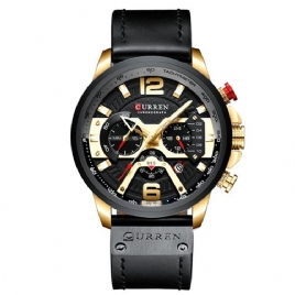Hardlex Quartz Vanntett Beltekalender Quartz Watch