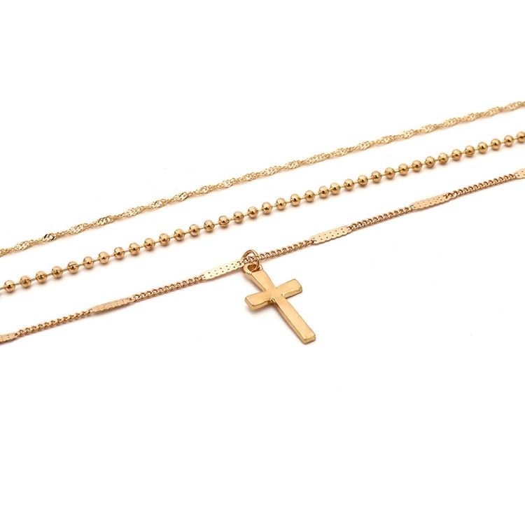 Cross Charm Halskjede