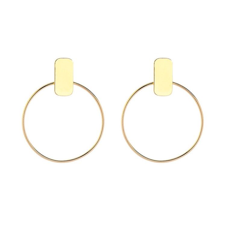 Hoop E-Plating Mote Øredobber