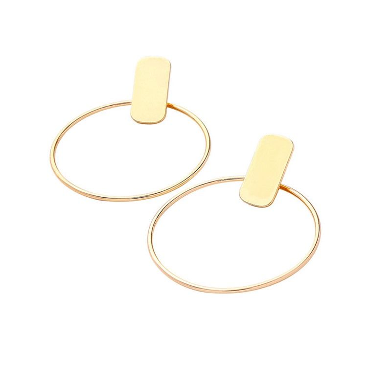 Hoop E-Plating Mote Øredobber