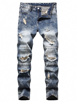 Rett Hull Midt Midje Glidelås Herrejeans