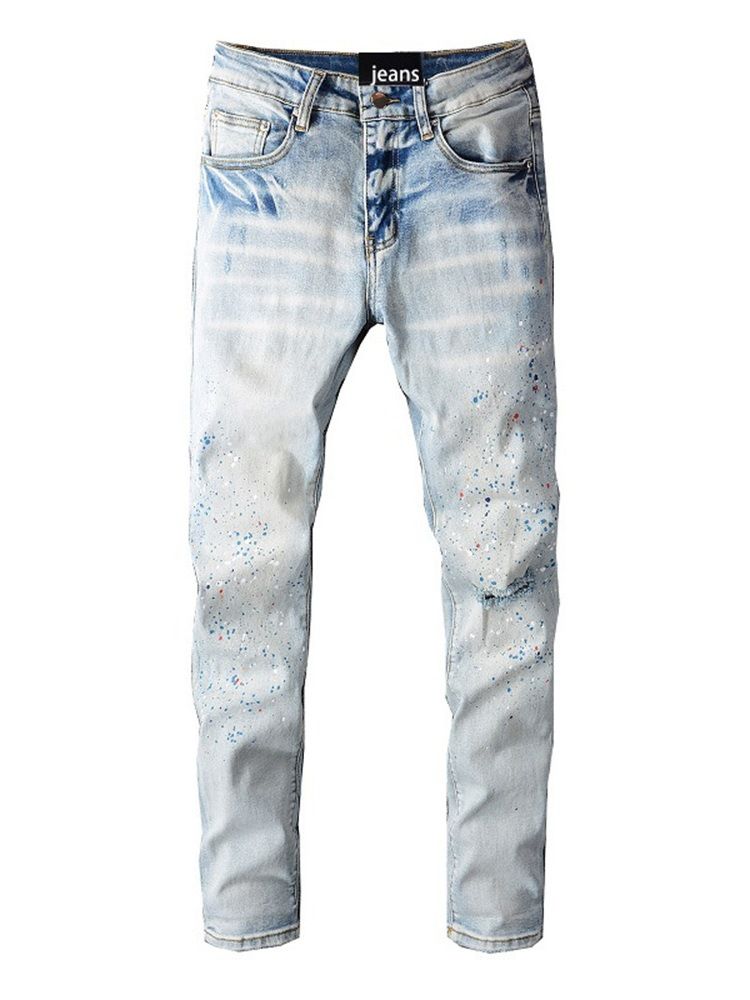 Rett Slitte Europeiske Midje Jeans
