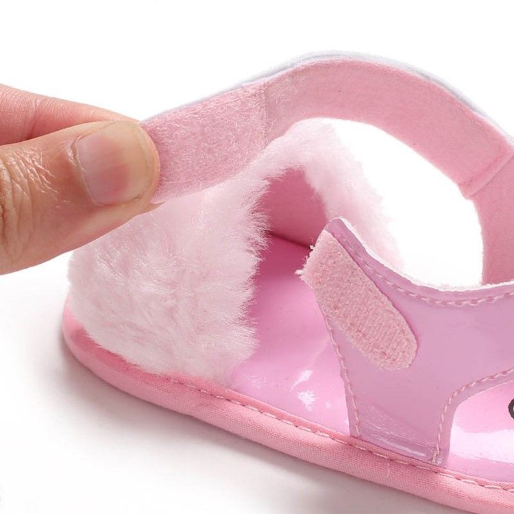 Vanlige Borrelås Baby Jente Småbarn Sko