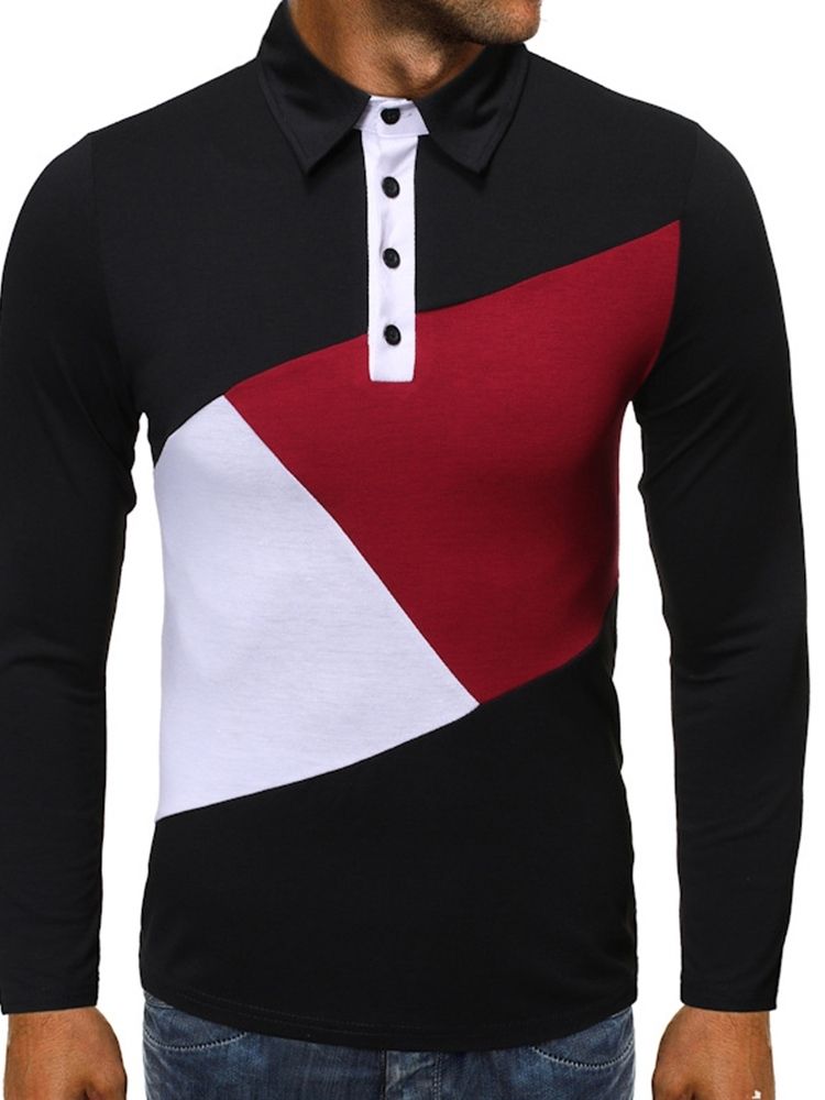 Patchwork Ol Color Block Poloskjorte