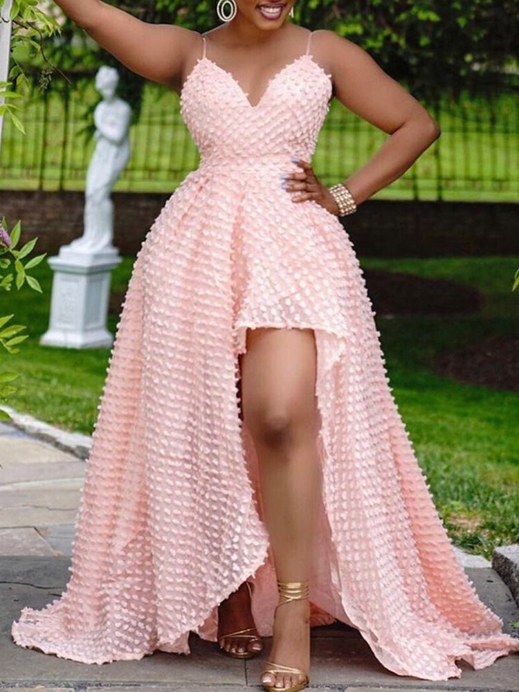 Gulvlang Ermeløs 3D Vanlig Genser Bodycon Kjole Plus Size