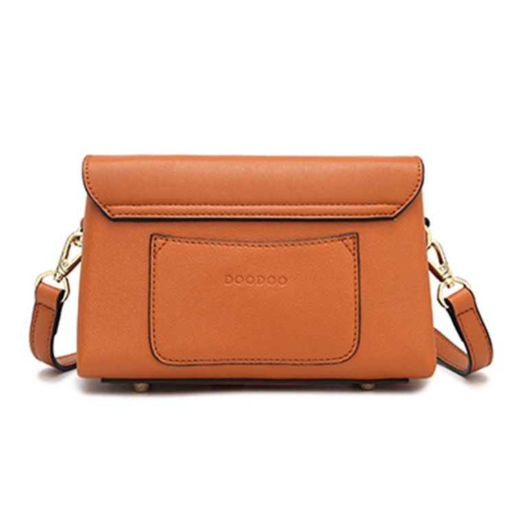 Koreansk Stil Låsdekorasjon Crossbody Bag