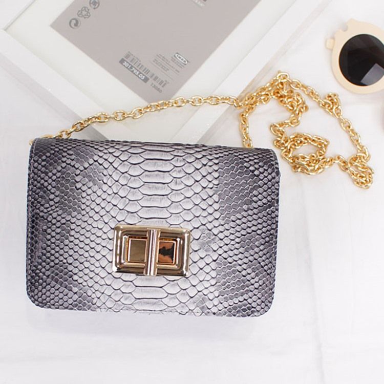 Retro Serpentine Chain Crossbody Bag