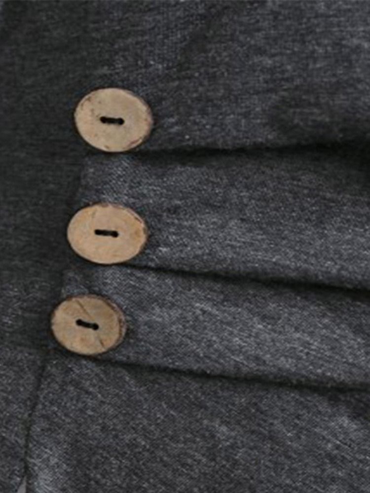 Langermet Rutete Rundhals Slim Western T-Skjorte