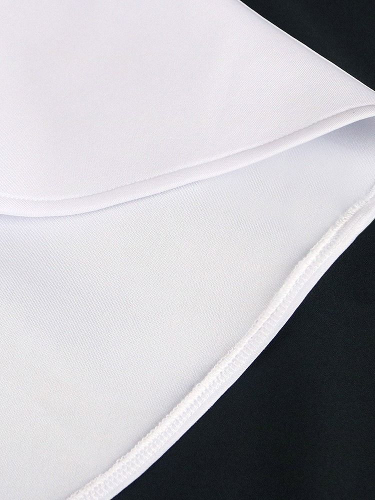 Vanlig Falbala Ruffles Langermet Bluse