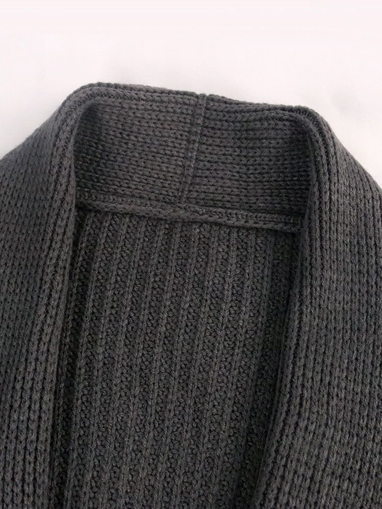 Pocket Regular Long Loose Genser