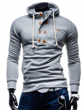 Letter Pullover Slim Hettegensere For Menn