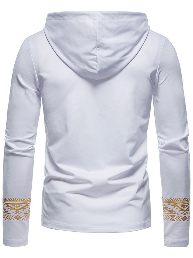 Pullover Print Fall Slim Hettegensere