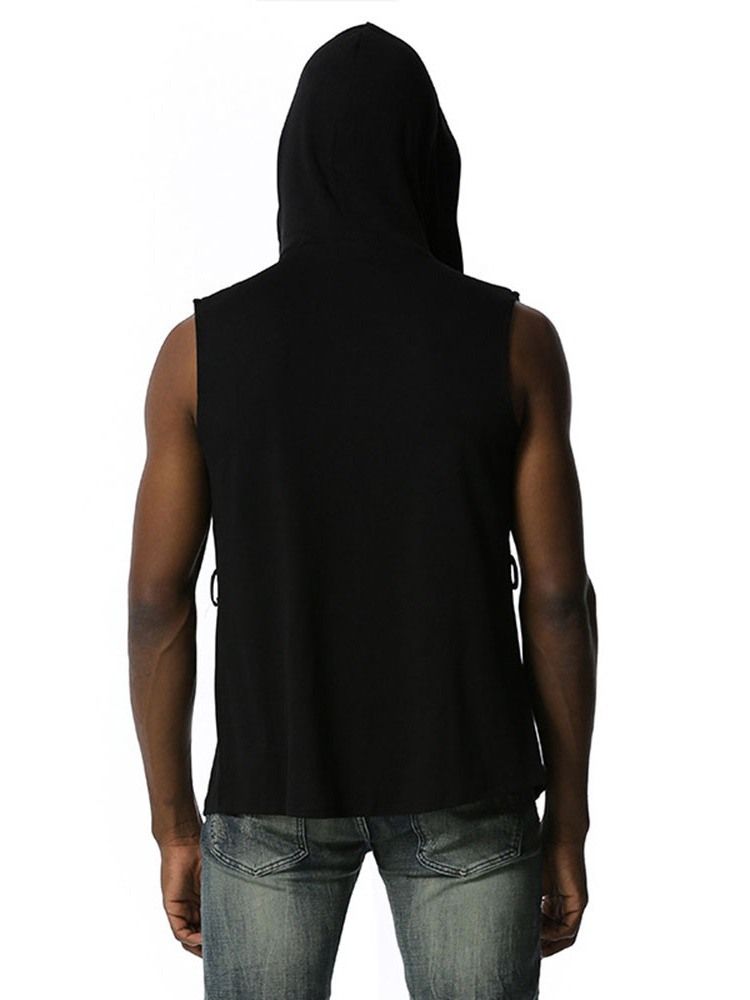 Cardigan Enkel Rett Hip Hop-Hettegensere For Menn
