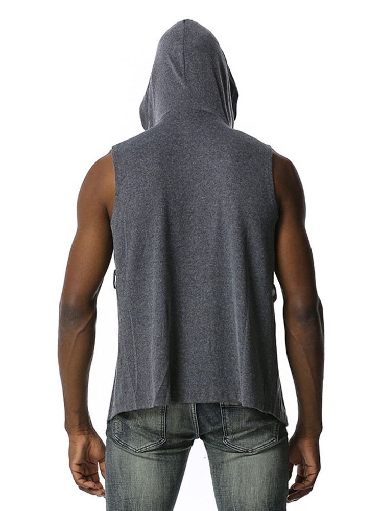 Cardigan Enkel Rett Hip Hop-Hettegensere For Menn