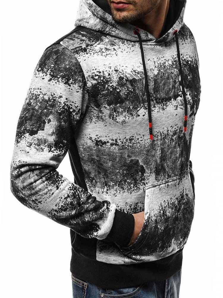 Pullover Pocket Color Block Pullover Hettegensere