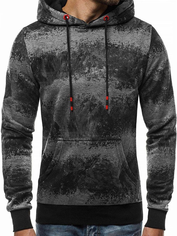 Pullover Pocket Color Block Pullover Hettegensere