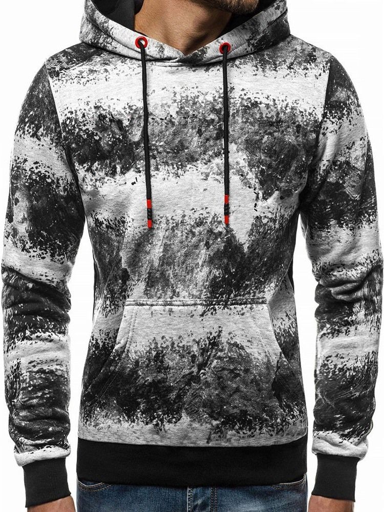 Pullover Pocket Color Block Pullover Hettegensere