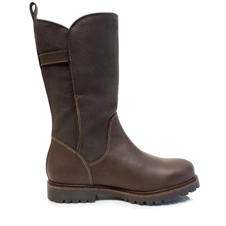 Vanlige Slip-On-Støvler Med Rund Tåspenne