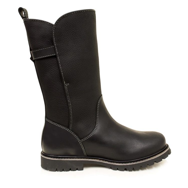 Vanlige Slip-On-Støvler Med Rund Tåspenne