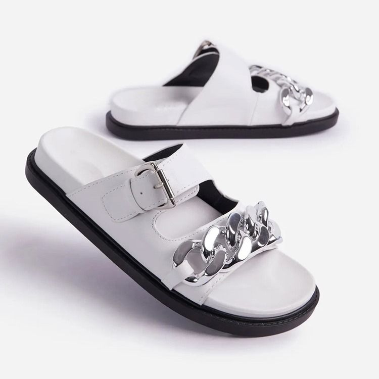 Slip-On Flip Flop Flat Med Pvc Tøfler