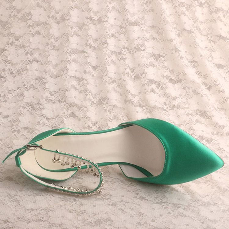 Spenn Stiletthæl Spiss Tå Høy Hæl (5-8 Cm) Tynne Sko