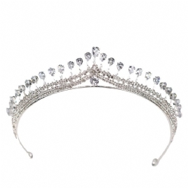 Luksus Krystallbryllup Brude Tiara