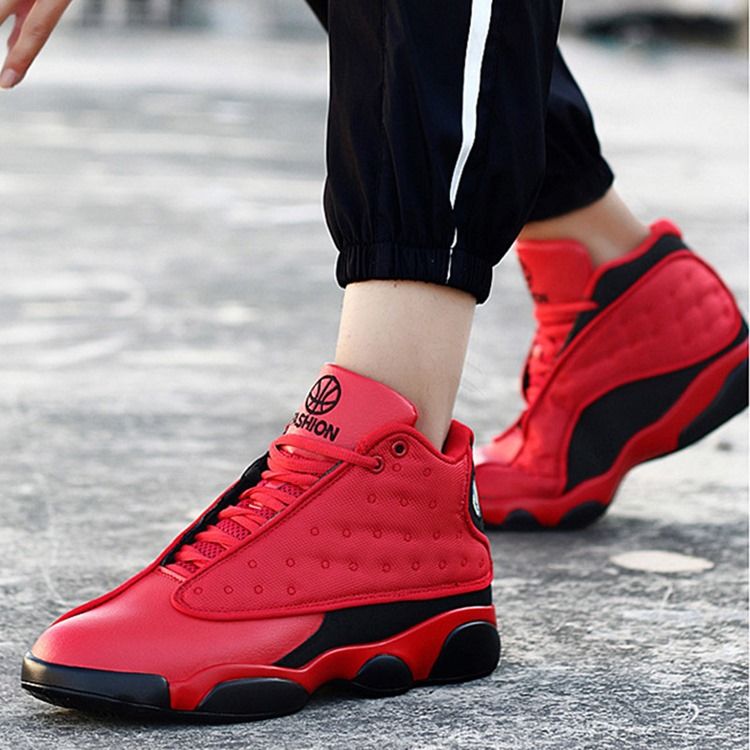 Lace-Up High-Cut Øvre Sneakers Med Snøre