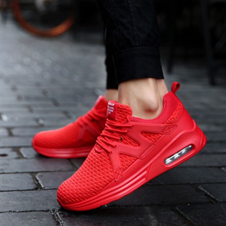 Mesh Patchwork Low-Cut Idrettssko For Menn