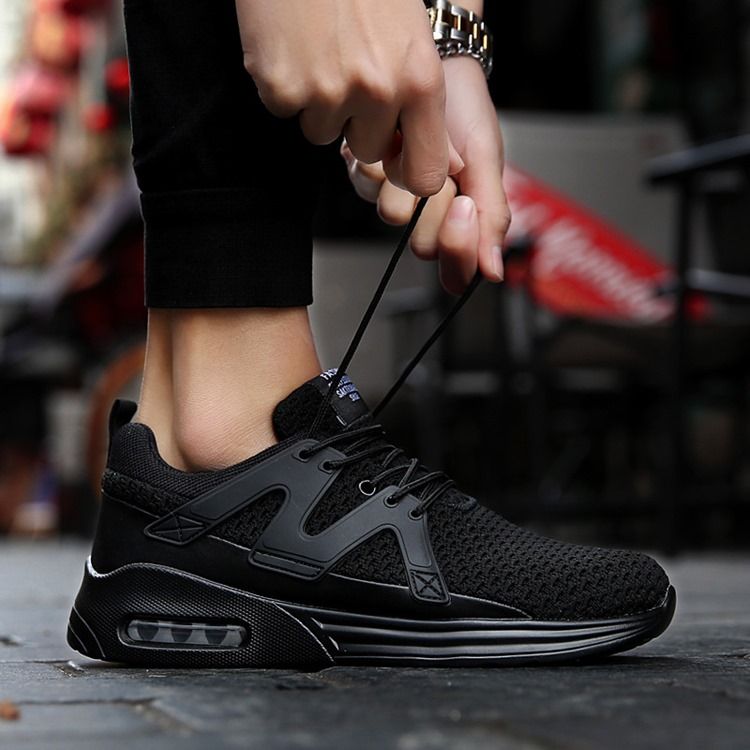 Mesh Patchwork Low-Cut Idrettssko For Menn