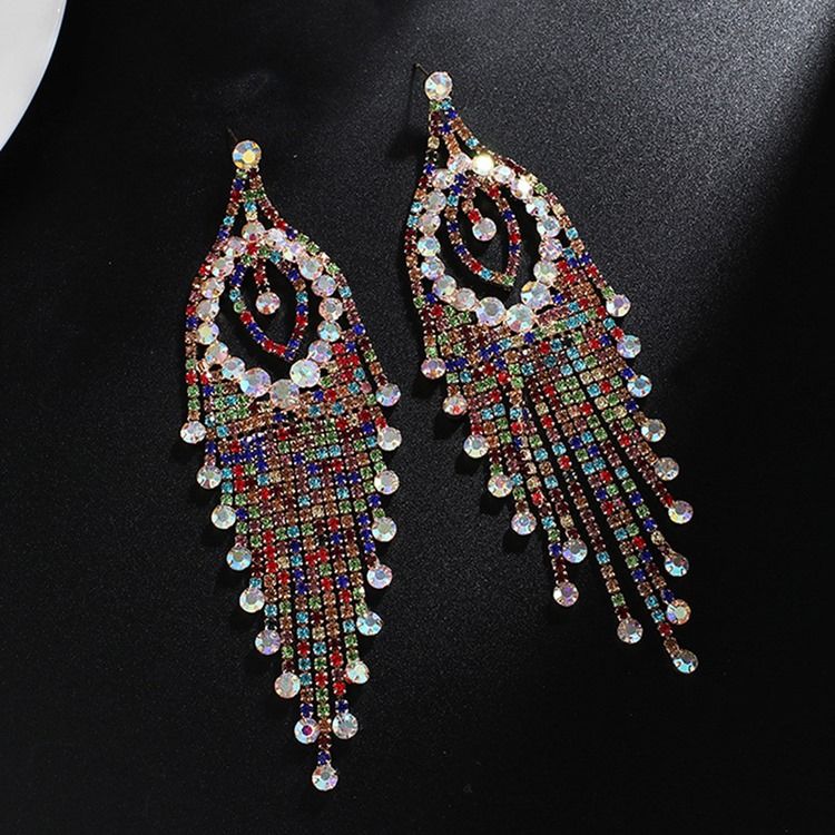 European Rhinestone Bryllup Mote Øredobber For Kvinner