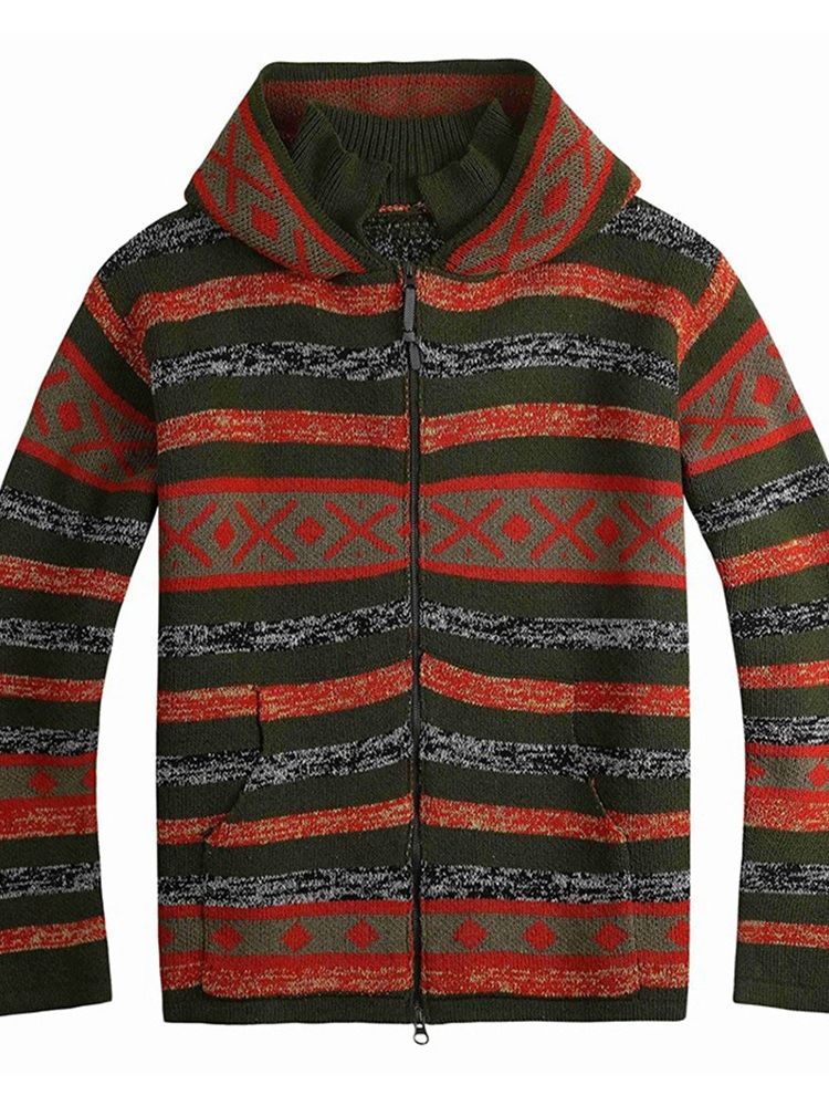 Color Block Standard Lomme Uformell Slank Genser