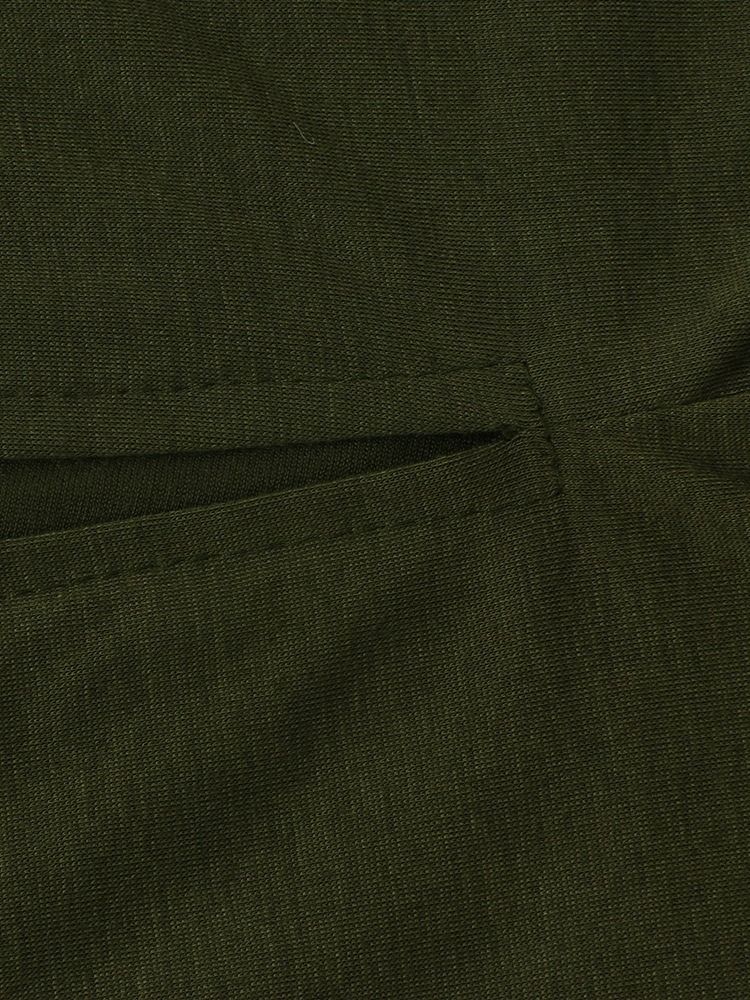 Ermeløs Lace-Up Ankel-Lengde Vanlig Spaghetti Stropp Kjole
