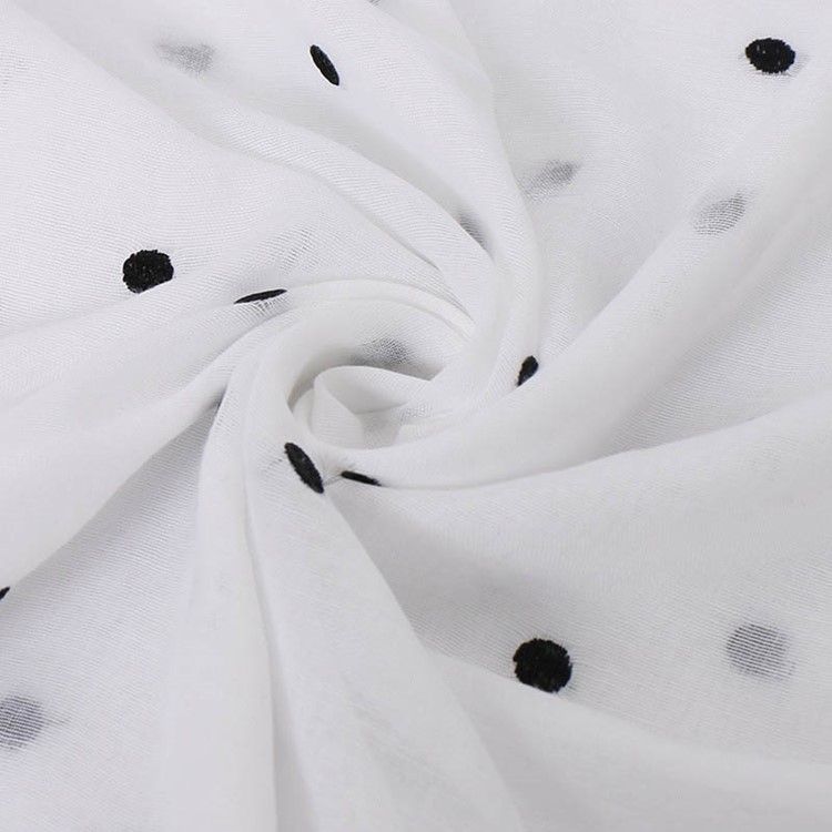 Polka Dots Skjerf I Bomull