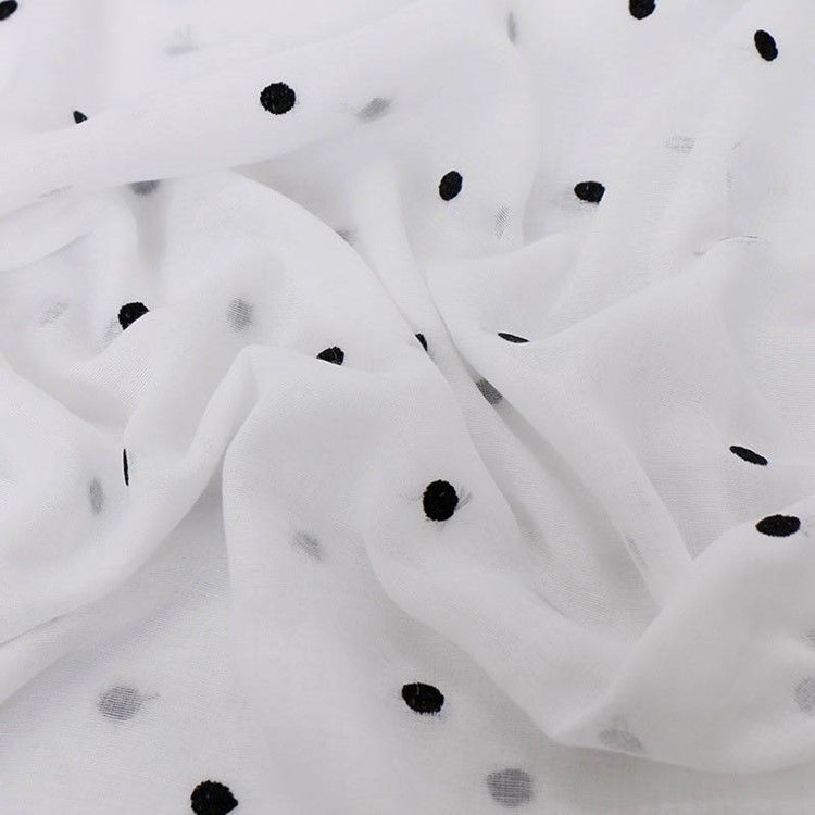 Polka Dots Skjerf I Bomull