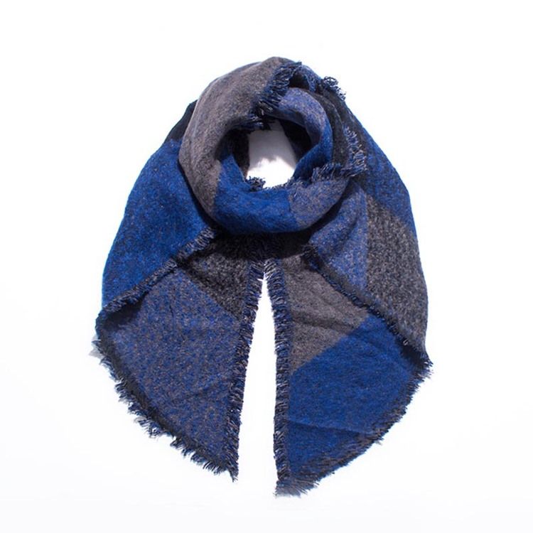 Polyester Dusk Rutete Skjerf